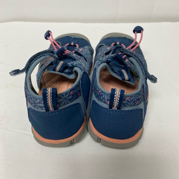 Keen Seacamp II CNX Blue & Peach Size 4 Kid Sandals - Picture 5 of 6